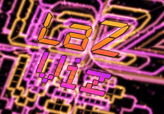 Dairy Freefall Custom DJ Logo music visualizer, a two-second animation recorded on iPad